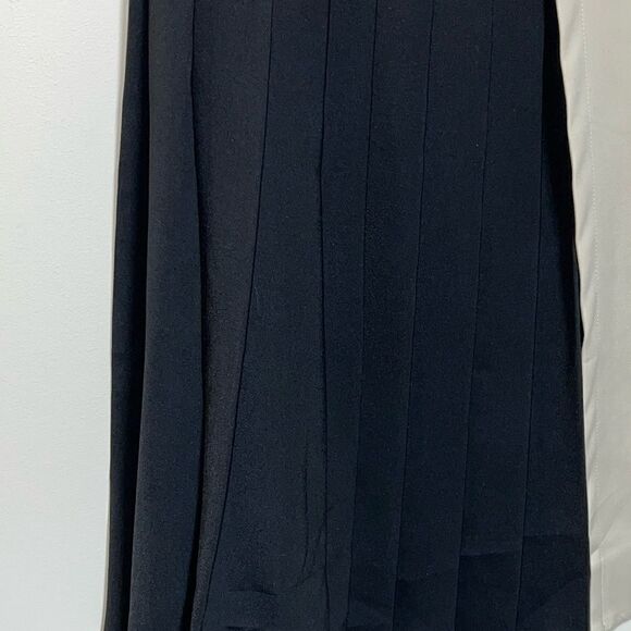 NWOT Revolve Per Se Color Block Wrap Skirt Pleated Panel Size 2 - Picture 3 of 5